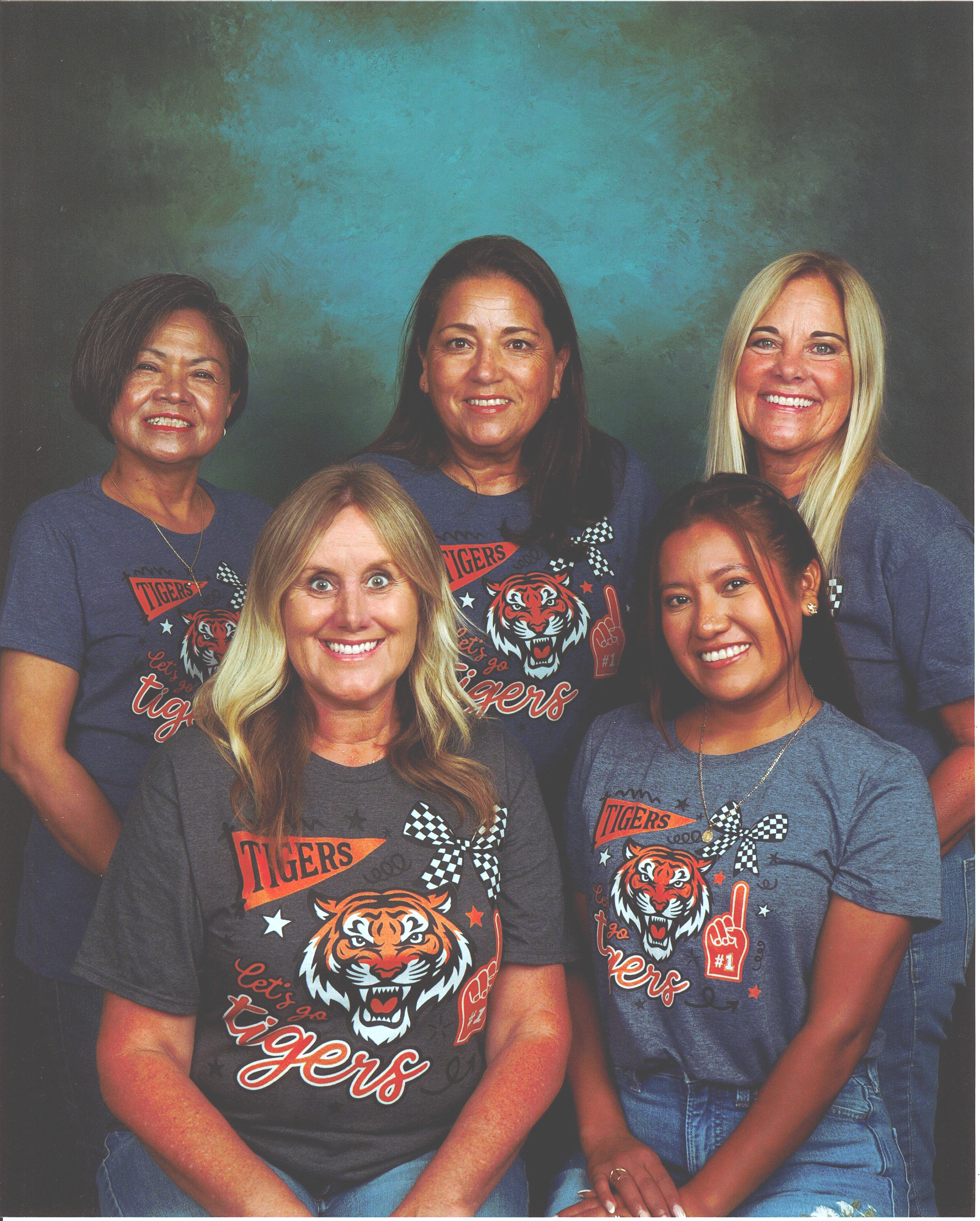 Picture of Principal, Office manager, clerk, nurse, and custodian